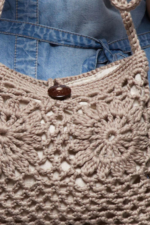 Crossbody Crochet Handbag